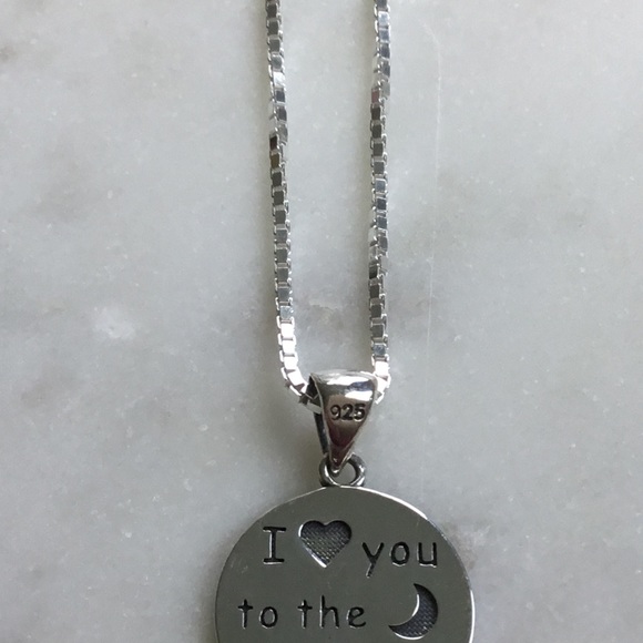Sterling Silver I Love You... Necklace - Picture 10 of 16